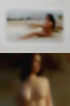 Looking woman entertain couple
