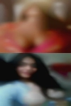 Looking woman entertain couple